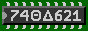 a dark 20-pin chip with the text 74 theta delta 621