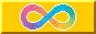 rainbow-coloured infinity symbol on yellow background