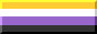 4 horizontal stripes: yellow, white, purple, black