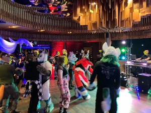 fursuiters dancing