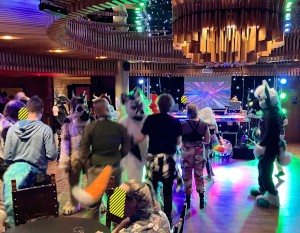 fursuiters dancing