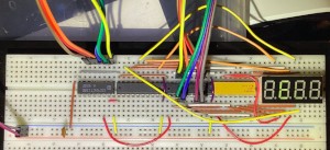 photo of circuit on breadboard