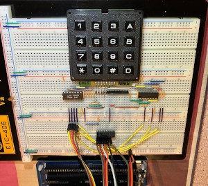 photo of circuit on breadboard