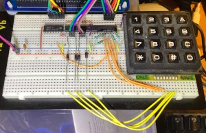 photo of circuit on breadboard